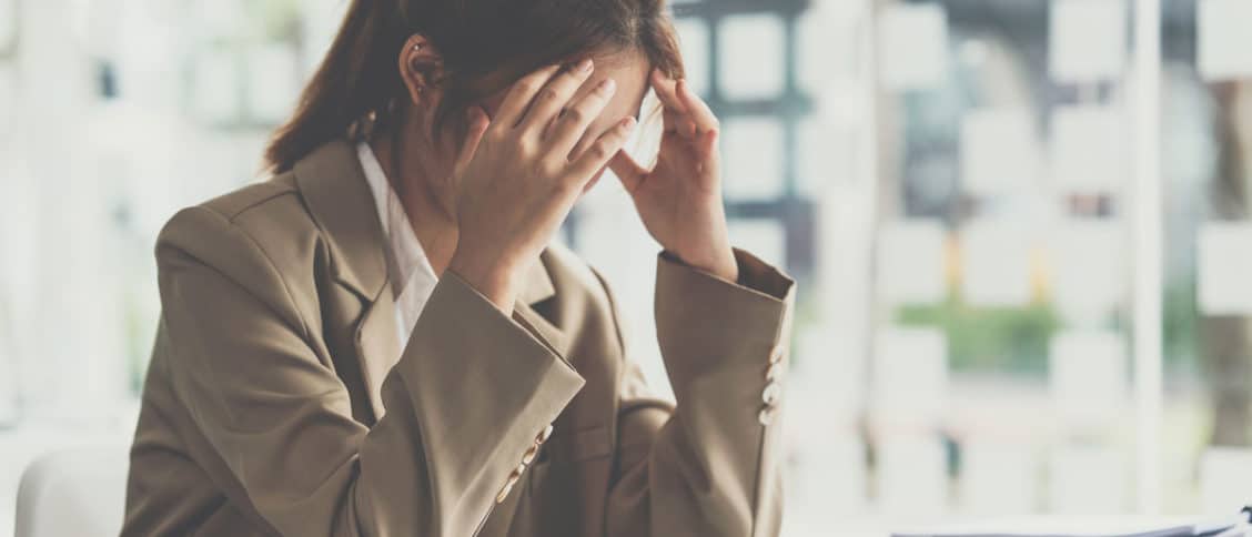 Employée dépassée par son travail