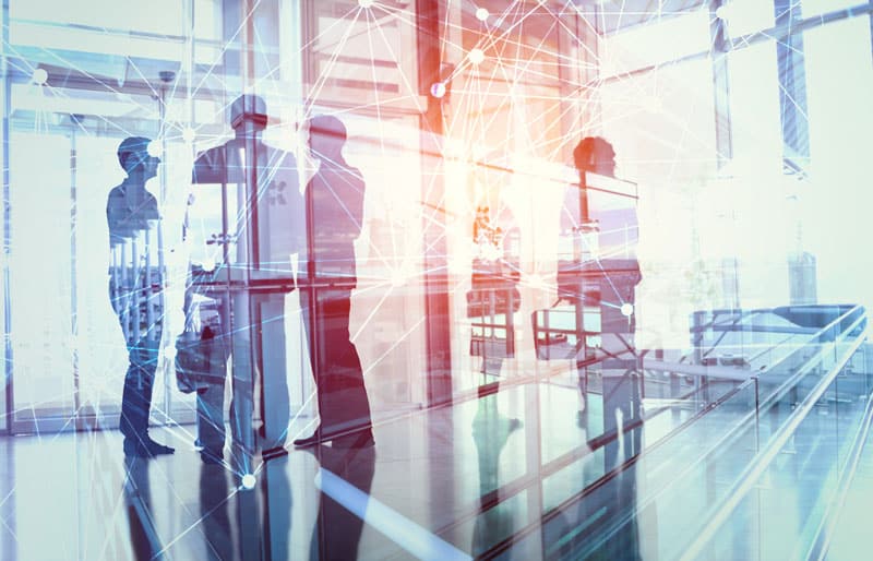 Professionnels au sein d'une entreprise